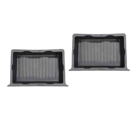 Ioensy - Caja De Almacenamiento Debajo Del Asiento Bandeja De Almacenamiento Oculta Debajo Del Asiento Para Tesla Model Y 2Pcs