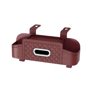 Ioensy - Organizador Para Asiento Trasero De Coche, Caja De Pañuelos Impermeable, Caja De Almacenamiento Multifuncional Para Coche