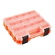 thumbnail image 5 of Organizador de herramientas de doble lateral Caja de almacenamiento de hardware Fisionaria Fisería Köler Box Organizador de tornillo Organizador de to naranja, 5 of 5