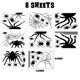 thumbnail image 3 of Pegatinas para Ventana Fprsuzw 8 Hojas Halloween Araña, 3 of 7