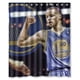 thumbnail image 1 of Cortina de ducha Stephen Curry, juego de cortinas de baño con ganchos, tamaño 60 x 72 pulgadas, 1 of 3