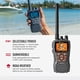 thumbnail image 3 of Radio VHF flotante portátil Cobra MR HH350 FLT 6W Gris, 3 of 7