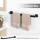 thumbnail image 3 of Set de accesorios de baño PNWNNH negro mate 10 piezas, 3 of 7