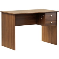 Mobikit - Escritorio 2 Cajones Con Llave Nogal