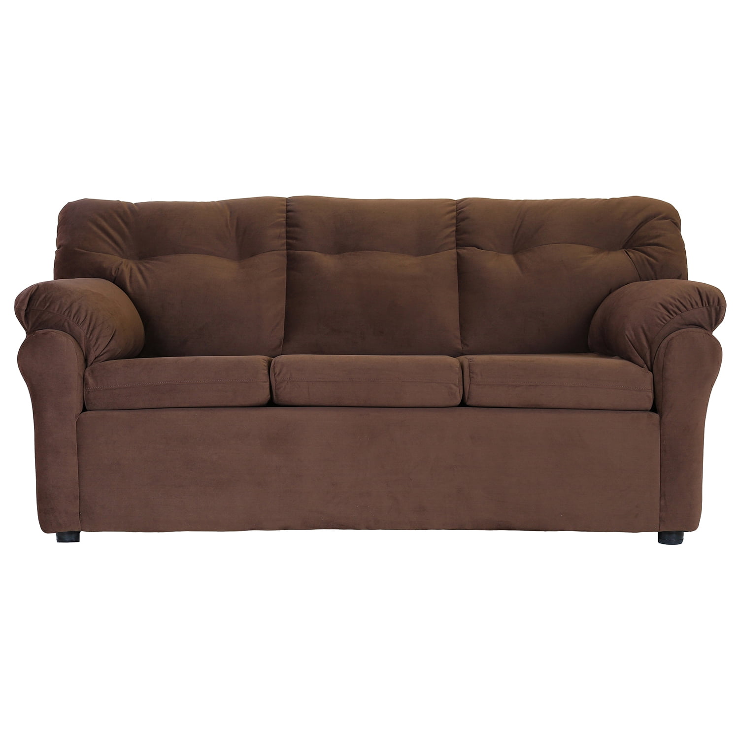 Muebles América - Sofa América 3 Cuerpos Tela Chocolate