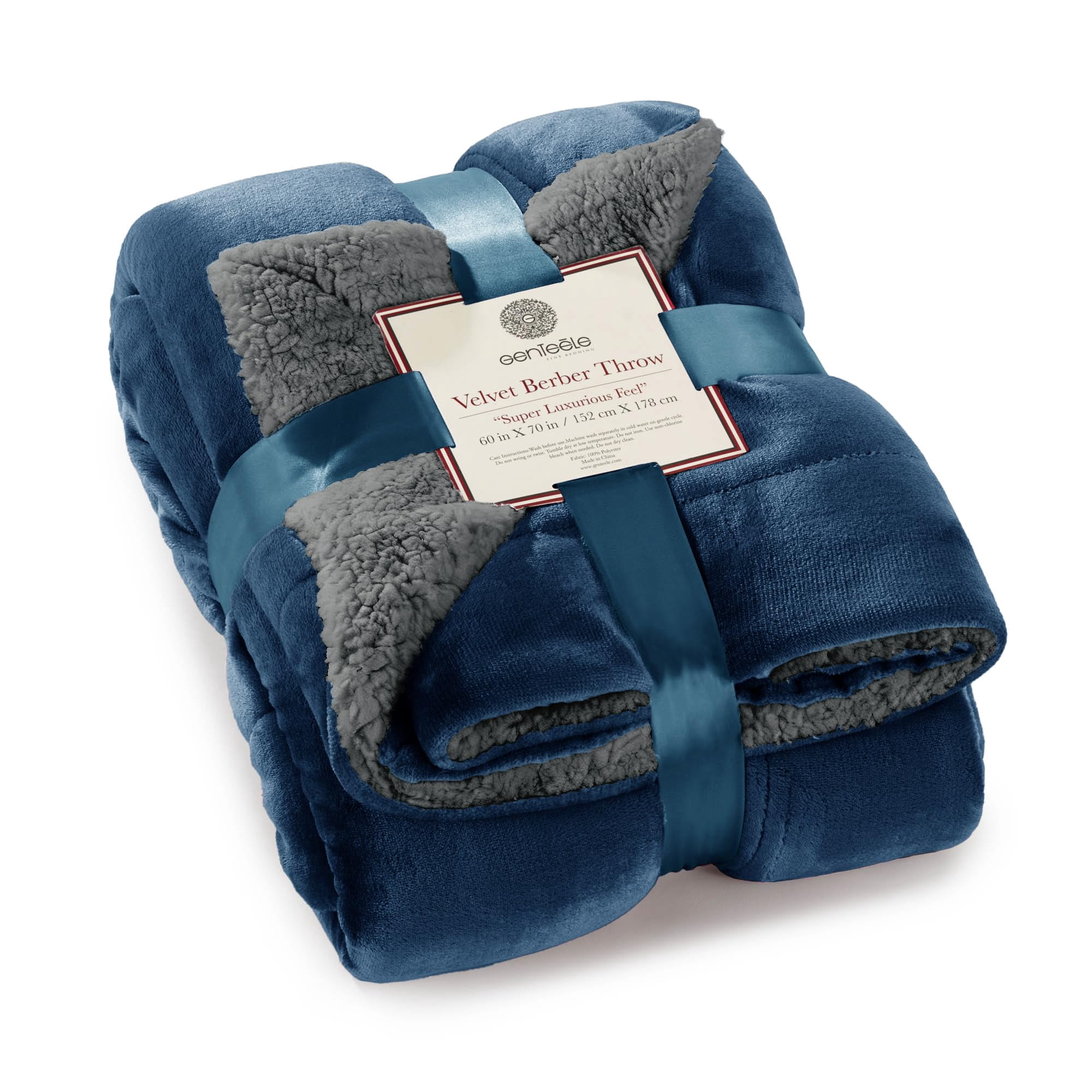 Manta Genteele Sherpa Reversible Ultrasuave De 150 X 180 Cm
