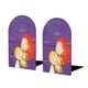 thumbnail image 1 of Stella y Sam Sujetalibros decorativos temáticos, tope para estantería con base antideslizante, uso dual para hogar y oficina - 2 piezas, 1 of 6
