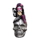 thumbnail image 5 of Estatuilla De Calavera Para Niña, Decoraciones De Halloween Para Escaparates De Tiendas, 5 of 6