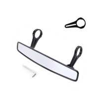 Magideal - Espejo Retrovisor Genérico Para Vehículos Todo Terreno, Utv, Carreras, Componente De Espejo Para Automóvil, Montaje De Barra Antivuelco Para Vehículos Estilo A