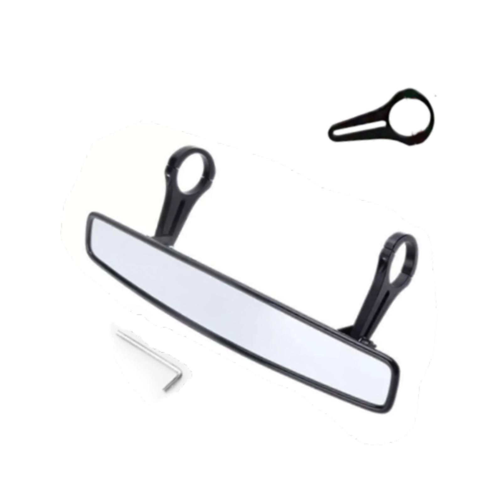 Magideal - Espejo Retrovisor Genérico Para Vehículos Todo Terreno, Utv, Carreras, Componente De Espejo Para Automóvil, Montaje De Barra Antivuelco Para Vehículos Estilo A