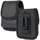 thumbnail image 1 of Funda para Galaxy Z Flip 3 5G, estilo vertical de piel vegana negra con trabilla para cinturón, clip metálico y cierre magnético, para Samsung Z Flip 5, Z Flip4, Z Flip3, Huawei P50 Pocket y Huawei Po, 1 of 7