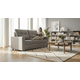 thumbnail image 2 of Sofá Cama Supreme Confortable 2 Plazas Lino Gris Claro Reclinable, 2 of 7