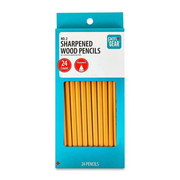 Lapices de Madera HB 2 PenGear Amarillo 24 Unidades