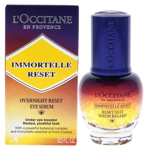 Loccitane - Suero Para Ojos Con Reinicio Nocturno Immortelle De Para Mujeres - Suero De 0.5 Oz