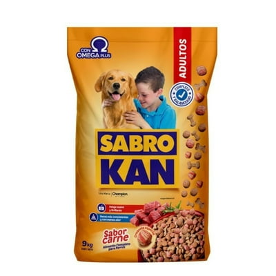 Alimento Seco Perro Adulto Carne Y Arroz Bolsa 9 Kg Sabrokan