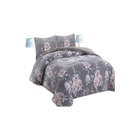 Genérico - Cobertor Sherpa 2 Plazas 230X250Cm Gris B23