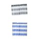 thumbnail image 3 of Cortinas De Bolsillo De Varilla De Cenefa Corta A Rayas De Ventana Cocina Azul Y Gris 137x76cm, 3 of 5