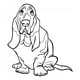 thumbnail image 1 of Decomural Basset Hound Pet Dog WS-34667, 1 of 2