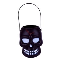 Magideal - Cubo De Caramelos De Halloween Con Asa, Barril De Caramelos, Cesta De Regalo Para Niños, Cesta De Dulces O Trucos, Suministros Para Fiestas De