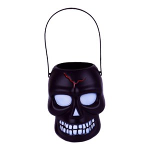 Magideal - Cubo De Caramelos De Halloween Con Asa, Barril De Caramelos, Cesta De Regalo Para Niños, Cesta De Dulces O Trucos, Suministros Para Fiestas De