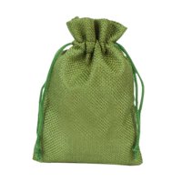 Magideal - 50X Bolsas De Regalo Con Cordón Bolsa Con Cordón Bolsa Para Envolver Dulces Bolsas Para Dulces Bolsas De Regalo Para Golosinas Comestibles Cumpleaños Verde