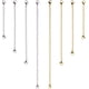 thumbnail image 1 of Juego de 8 extensores de collar y pulsera de acero inoxidable, 4 longitudes diferentes: 6 pulgadas, 4 pulgadas, 3 pulgadas y 2 pulgadas., 1 of 8