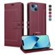 thumbnail image 2 of Premium Wallet Case for iPhone 14 with Card Slots & Kickstand, Flip Cover Red, 2 of 6