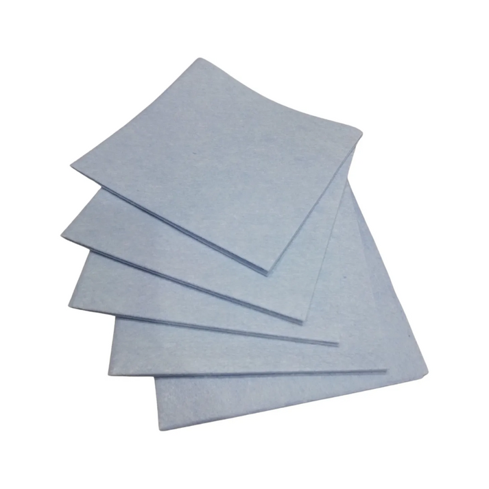 Genérico - Pack 5 Paños Celestes Multiusos 38X38