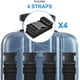thumbnail image 3 of Correas de equipaje negras, 3 of 7