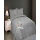 thumbnail image 4 of Quilt Cubrecama De Verano Con Flores Bordadas 2 Plazas Gris, 4 of 4