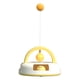 thumbnail image 4 of Juguetes Interactivos Para Gatos Track Bell Ball PingPong Para Gatos De Interior Persiguiendo Amarillo, 4 of 5