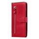 thumbnail image 2 of Funda con Cremallera para LG K51S, Carcasa Cartera de Cuero PU con Soporte y Tarjetero, 2 of 5