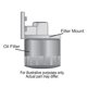 thumbnail image 2 of Kit Universal de Montaje para Filtro de Aceite Derale de Aluminio Pulido, 2 of 2
