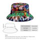 thumbnail image 2 of Fiesta de Monstruos Sombrero bucket para adultos, gorra de protección solar, sombrero de pescador plegable para viajes al aire libre, pesca y actividades de verano, 2 of 6