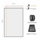 thumbnail image 4 of Mosquitera de Ventana QQIQQI DIY Corte de Malla Negra con Cinta de 1200 cm, 4 of 6