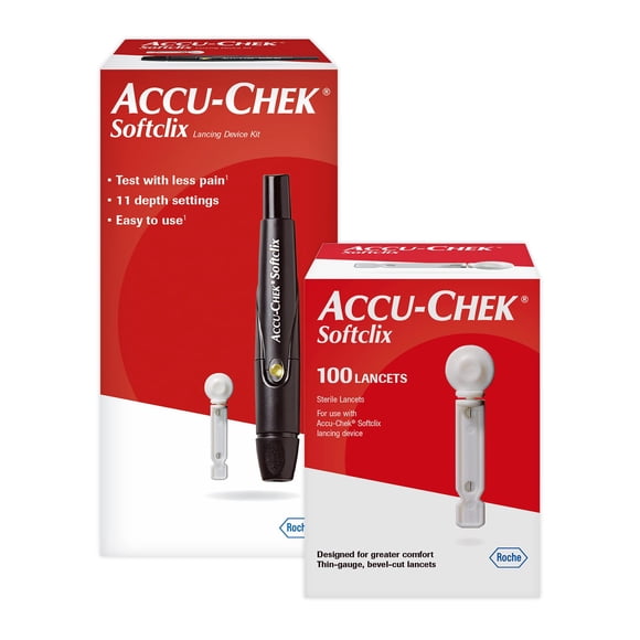 Dispositivo de punción para diabetes Accu-Chek Softclix con 110 lancetas