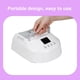 thumbnail image 5 of Lámpara de uñas de 72 W con ventilador inalámbrico, lámpara UV LED, secador de uñas para manicura, 3 temporizadores, lámpara de curado de uñas, sensor de luz inteligente, herramientas para manicura., 5 of 6
