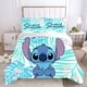 thumbnail image 1 of Stitch Bedding Duvet Cover Anime Bedding Sets 3D Printed Lightweight 3 Pieces Comforter Cover Sets, 1 of 5