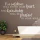 thumbnail image 2 of Decomural Wisdom Will Enter Your Heart Bible WS-15140, 2 of 2