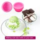 thumbnail image 4 of Moldes de silicona TuNan, 5 piezas, forma de bola de helado, rosa, 4 of 7