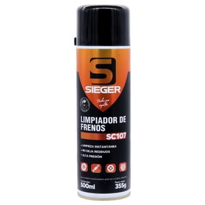 Limpiador De Frenos Sieger 500Ml Naranja Claro