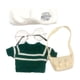 thumbnail image 3 of Ropa Y Accesorios De Mu?eca Suave Para Mu?ecas De Peluche De 25 ~ 30 Cm Verde Oscuro, 3 of 5