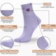 thumbnail image 4 of Calcetines Corlap para Mujer de Algodón Corte al Tobillo 5 Pares con Diseño de Corazón, 4 of 8