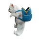 thumbnail image 4 of Colgador De Maceta Hecho A Mano Gato Con Mochila Adorno Colgante Jardín Blanco, 4 of 5