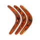 thumbnail image 1 of Boomerang de madera Native Art 29 cm, paquete de 3, 1 of 8