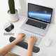 thumbnail image 5 of Protector de muñeca para teclado de espuma viscoelástica ultrafina Almohadilla de muñeca ergonómica de gel suave adecuada para computadora, portátil, oficina, juegos, mecanografía, 5 of 5
