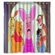 thumbnail image 1 of Cortina de ducha de la película Piglet's Big, juego de cortinas de baño con ganchos, tamaño 60 x 72 pulgadas, 1 of 3
