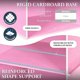 thumbnail image 4 of Organizador de armario Simple Houseware de 3 estantes, rosa, 57 L, 4 of 7