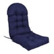 thumbnail image 4 of Cojín De Patio Con Respaldo Alto, Sólido, Para Muebles, Interior, Exterior, Mecedora, Color Azul Oscuro, 4 of 5
