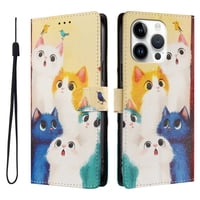 Foxdock Funda Tipo Cartera Para Iphone 15 Pro Max Con Soporte Y Correa – Diseño De Patrones Lindos